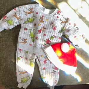 Whimsical Gray and Red Kids Matching Set